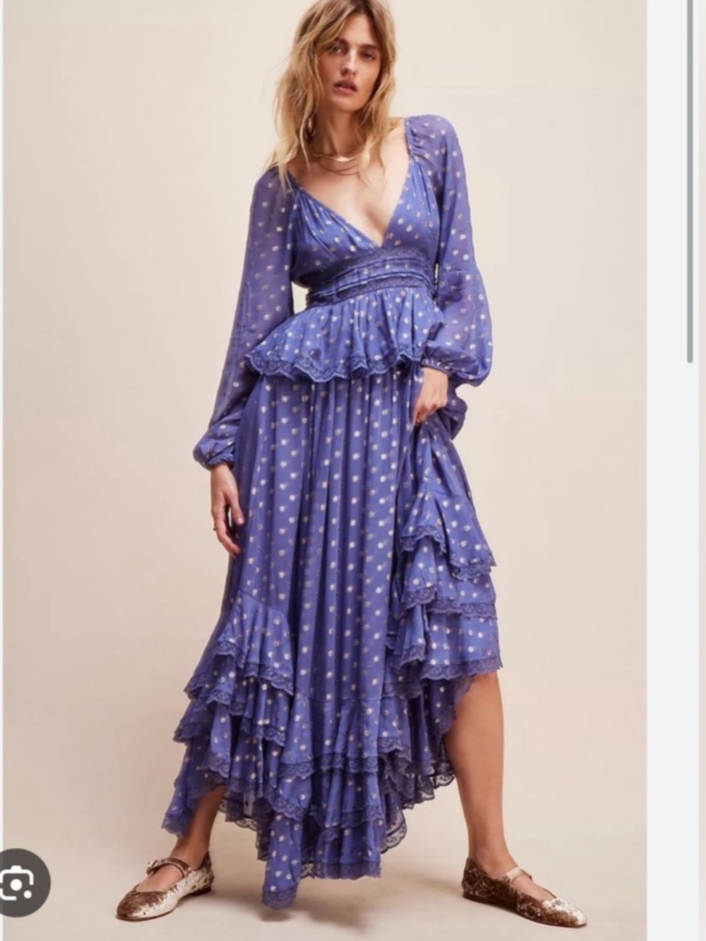 Rococo Sand Emi Long Sleeve Maxi Dress